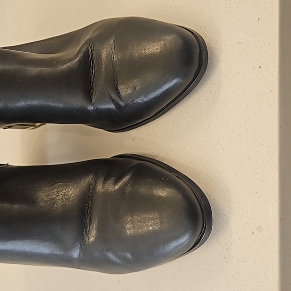 Calvin Klein Black Ankle Boots sz 9.5 M - Picture 4 of 11